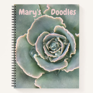 Uniek Succulent Sketchbook Notitieboek