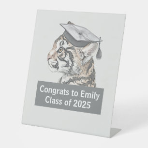 Uniek Tiger Afstuderen tafelblad teken Reclamebord Met Voetstuk