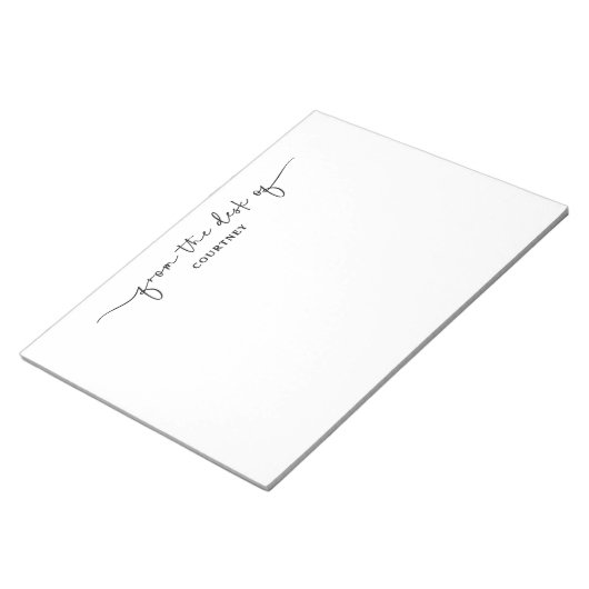 Uniek van zwart-witwasprogramma notitieblok (Schuin)