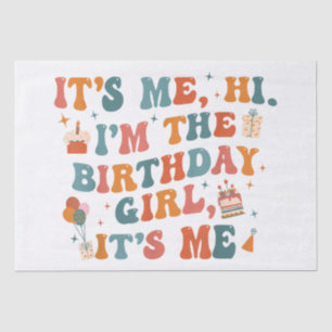 Uniek verjaardagsfeestje zijn me hi in de verjaard tissuepapier