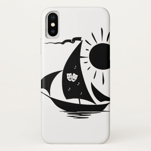 Uniek whimsical Theater Sailing Design Case-Mate iPhone Case (Achterkant)