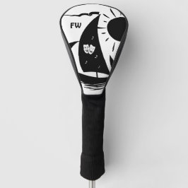 Uniek whimsical Theater Sailing Design Golfheadcover