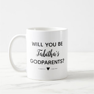 Uniek Will You Be Godfather-voorstel Koffiemok