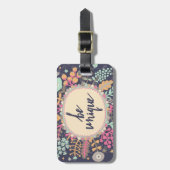 uniek zijn bagagelabel (Voorkant verticaal)