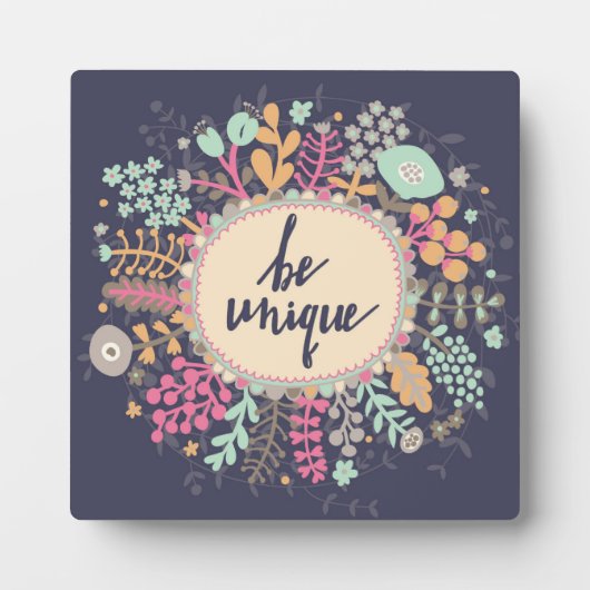 uniek zijn fotoplaat (Voorkant)