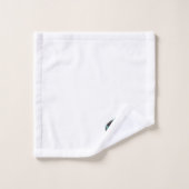 Uniek zwart design, stijlvol, modern bad handdoek (Wasdoekje)