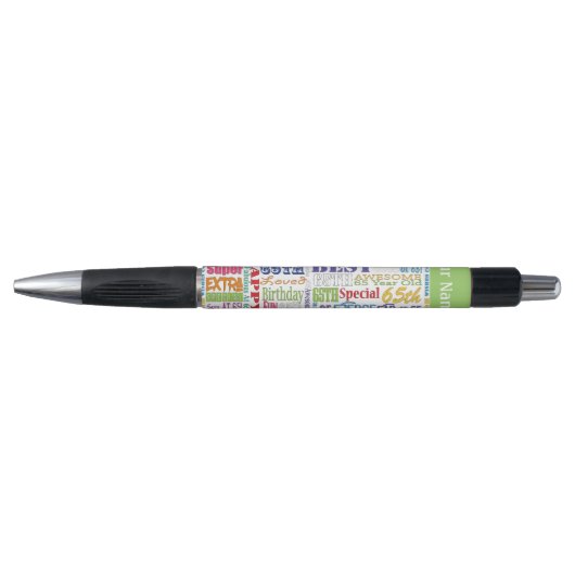 Unieke 65e gepersonaliseerde geschenken van de Par Pen (Voorkant)