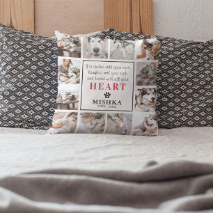 Unieke aangepaste 12-foto-Pet Verliezen Dog/Cat Kussen