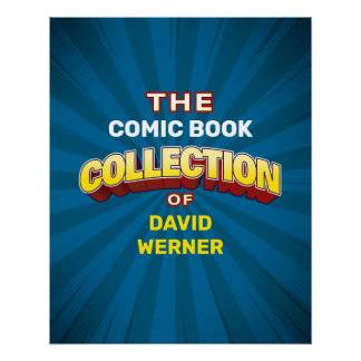 Unieke aangepaste collector perfect poster