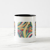 Unieke Abstracte Art Mok (Center)