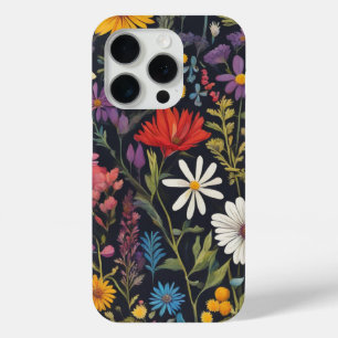 Unieke Abstracte Bloemen - Telefoon 15 Pro Hoesjes
