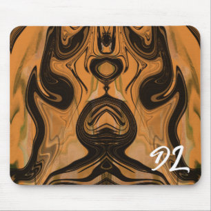 Unieke Abstracte Bruine Marmeren Vloeibare Mousepa Muismat