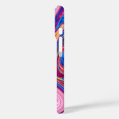 Unieke Abstracte gemarmerde vloeibaar en kleurrijk Case-Mate iPhone Case (Achterkant / Links)