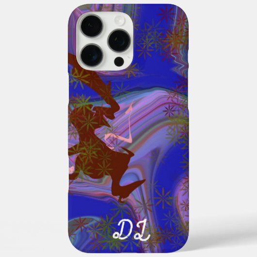 Unieke Abstracte gemarmerde vloeibare olieverf Case-Mate iPhone Case (Achterkant)