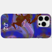 Unieke Abstracte gemarmerde vloeibare olieverf Case-Mate iPhone Case (Achterkant (horizontaal))
