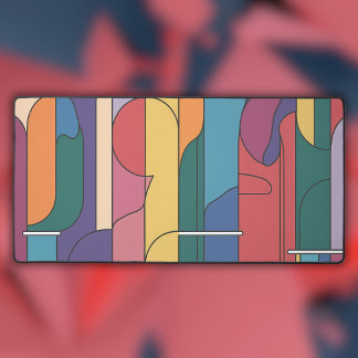 Unieke Abstracte geometrische vormen Bureaumat