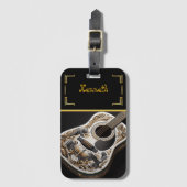 Unieke Adelaar & Beer Bagagelabel (Voorkant (verticaal))