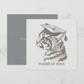 Unieke Afstuderen bedankkaart (Voorkant / Achterkant)