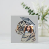 Unieke Afstuderen bedankkaart met foto (Staand voorkant)