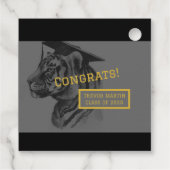 Unieke Afstuderen voorkeurstag Bedankjes Labels (Achterkant)