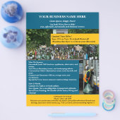 Unieke afvalverwijdering flyer (Enkel)