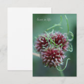 Unieke Alliums Notitiekaartje (Voorkant / Achterkant)