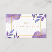 Unieke aquarel Modern Visitekaartje (Voorkant)