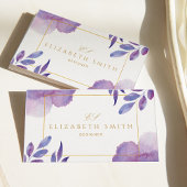 Unieke aquarel Modern Visitekaartje