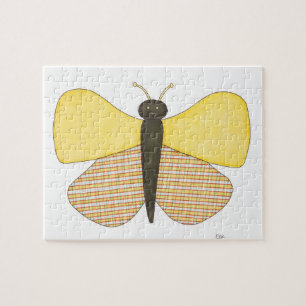Unieke Art Puzzle - Butterfly #2 - Erin Brie Art Legpuzzel
