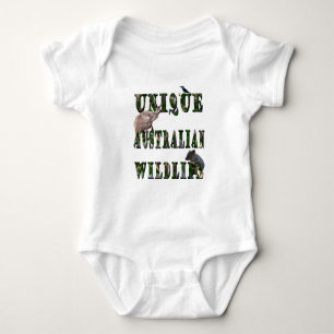 Unieke Australian Wildlife Afbeelding Logo, Baby L Romper