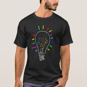 Unieke Autism Awareness Illustration for Autism Su T-shirt