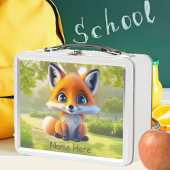 Unieke Baby Fox Wildlife Animal Cartoon Graphic