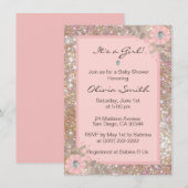 Unieke babyschoeisel - Roze, bruin Kaart (Voorkant / Achterkant)