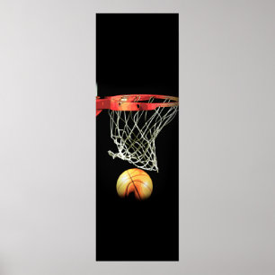 Unieke Basketbal Deur Poster Print