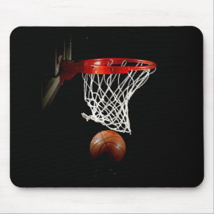 Unieke basketbal kunstwerk Mousepad Muismat