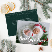 Unieke belettering vakantie geboorte aankondiging