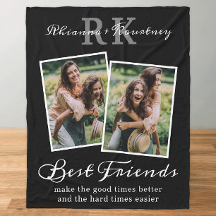 Unieke Best Friends Photo Fleece Blanket Deken