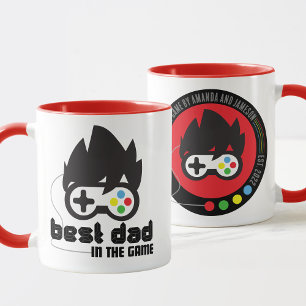 Unieke Beste Papa In Het Spel Gepersonaliseerde Mo Mok