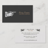 Unieke  Black Business Visitekaartje (Voorkant / Achterkant)