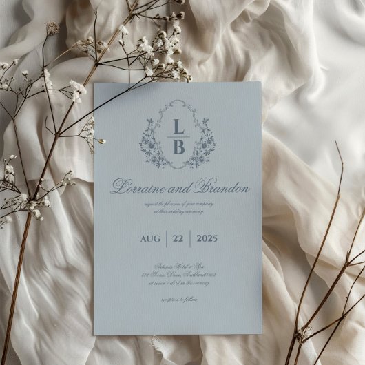 Unieke  Bluebell Reverie trouwuitnodiging Kaart