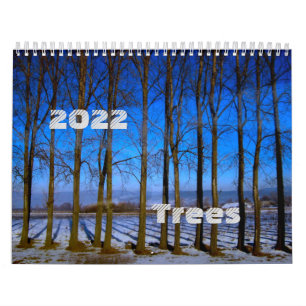 Unieke boomfoto's van de wereld 2022 kalender