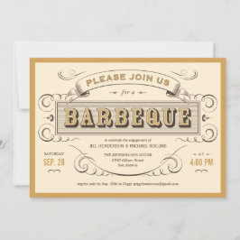 Unieke  BQ-uitnodigingen Kaart