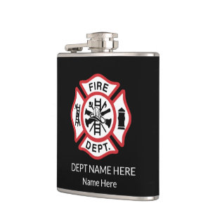 Unieke brandweergeschenken, Maltees kruis Heupfles