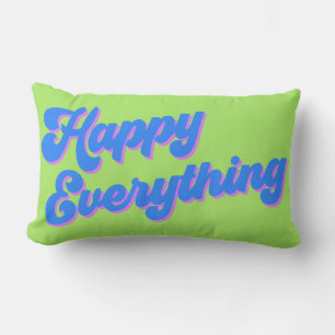 Unieke Bright Retro Happy Everything Kerstmis Kussen