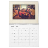 Unieke bruiloft gepersonaliseerde foto gastenboek kalender (Mar 2026)