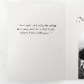 Unieke bruiloft Save the Date Aankondiging (Binnenzijde eerst)