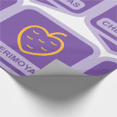 Unieke Cherimoya Fruit Graphic Aanpasbaar Cadeaupapier