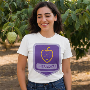 Unieke Cherimoya Fruit Graphic Aanpasbaar T-shirt