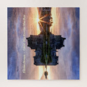 Unieke Clans MacKenzie/MacRae Sunset Eilean Donan Legpuzzel (Verticaal)