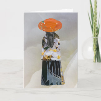 Unieke Collage Aarde Mama Amelia Blank Kaart